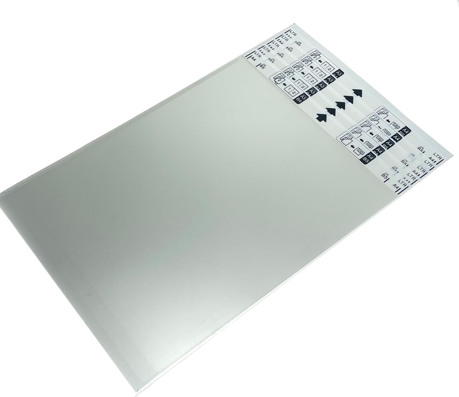 5 X CS-A3301 Scanner Carrier Sheet Scan A3,B4,Damaged Torn Wrinkled Fragile Paper Documents Photos Compatible with Brother ADS-2700W ADS-3100 ADS-3300W ADS-4100 ADS-4300N ADS-4500W ADS-4700W
