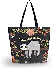 Foldable Shopping Bag in Printed Fabric with Bear Design, Foldable, 43 x 35 x 10 cm