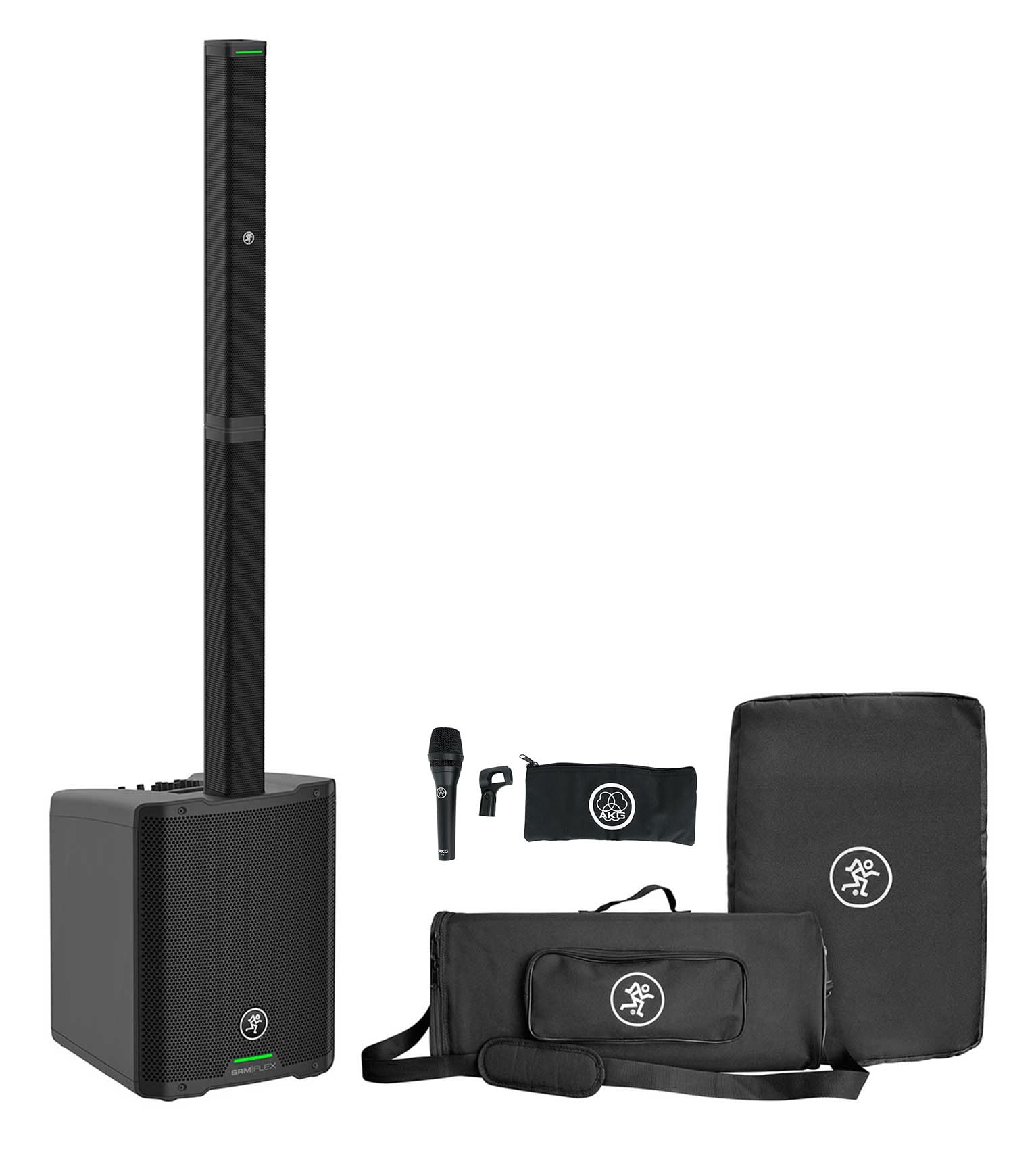 Amazon.com: Audiosavings Bundle:(1) Mackie SRM-Flex 1300w Portable