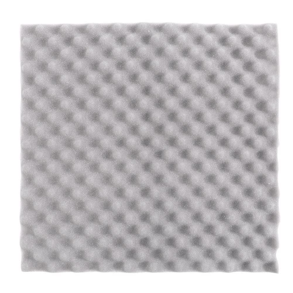 6 szt. dźwiękoszczelna wyściółka do ściany dekoracyjne panele akustyczne panel pochłaniający dźwięk do studia nagraniowego biura domowego studia domowego 50 x 50 x 3,5 cm szary