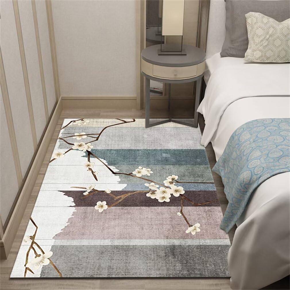 Tapis couloir antidérapant bleu oriental 60x110 cm pour sécuriser et embellir vos sols