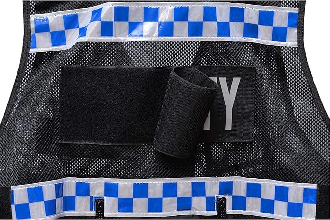 New Model Hi Viz Tactical Vest,Dog Handler, Security Vest, Tac Vest (Black Security) - Image 4