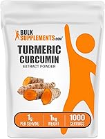 Vista 7 de Extracto de cúrcuma en polvo Bulksupplements, pura curcumina 95% natural, 1
