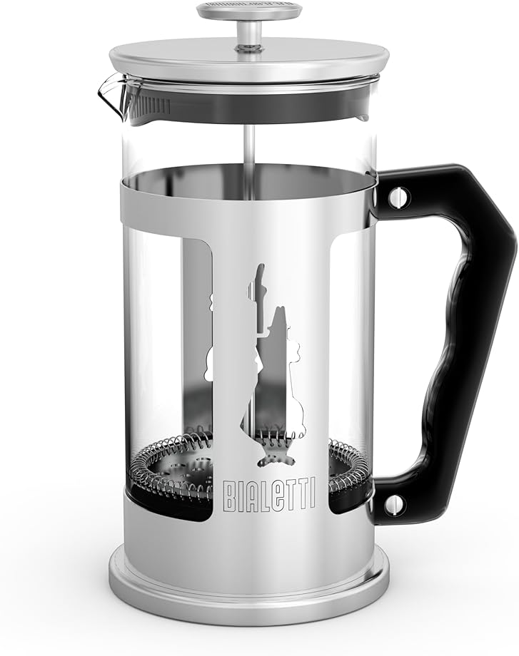 Bialetti Preziosa Caffettiera filtro french press per caffè o tè 350 ml per 3 tazze 20003160