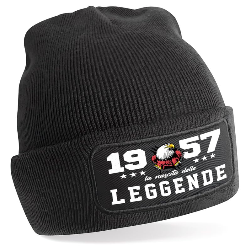 TeeDesign Gorro 66 años regalo cumpleaños nacimiento de leyendas gadget - 66 años - 1957