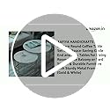 Image of Modern Round Coffee Table Set with Space-Saving Circle End and Side Tables for Living Room Office Balcony or Yard Stylish & Durable Furniture with Sturdy Metal Frame (Gold & White)