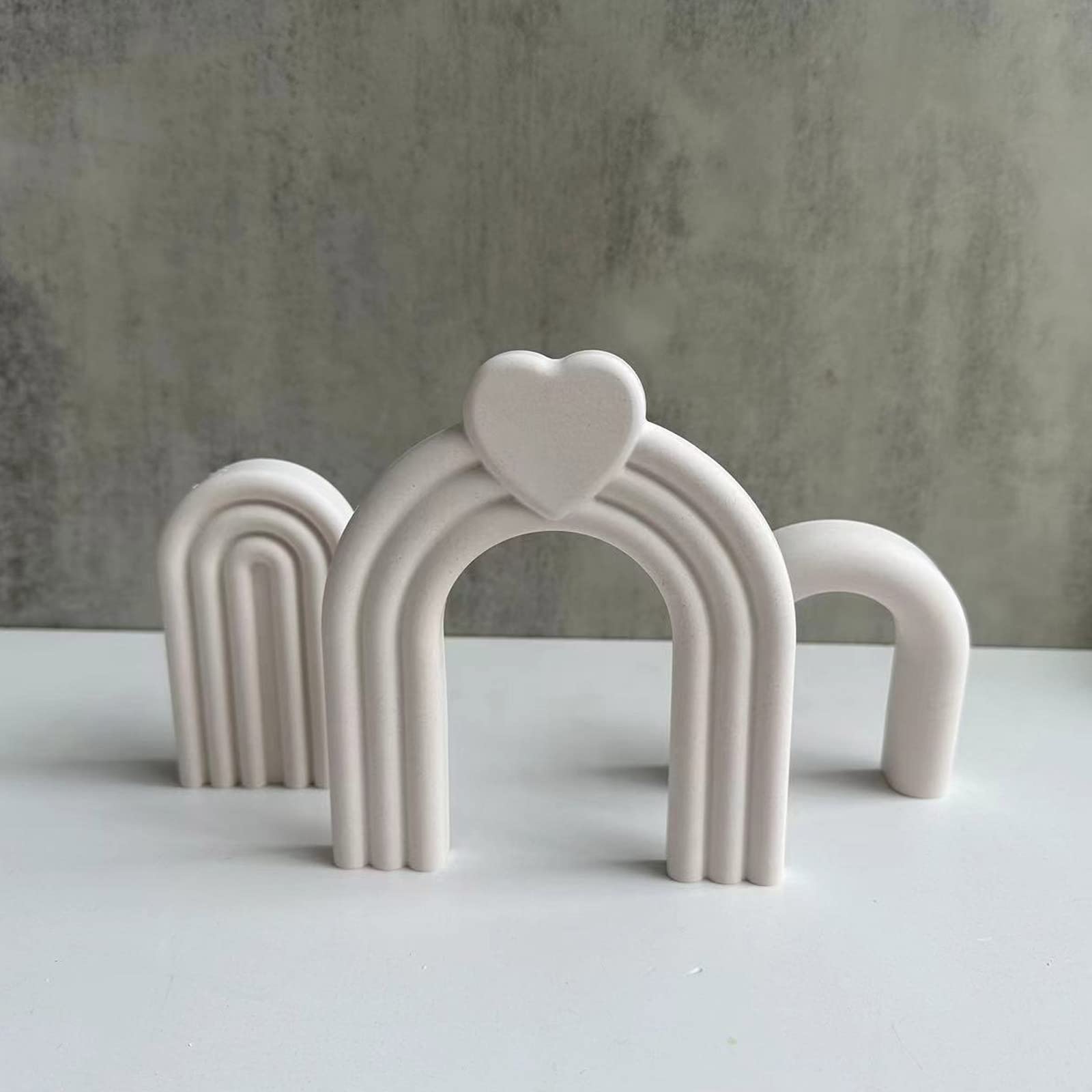 Stampo in silicone a forma di arco profumato stampo ornamento da tavolo strumenti per intonaco forniture antiaderenti