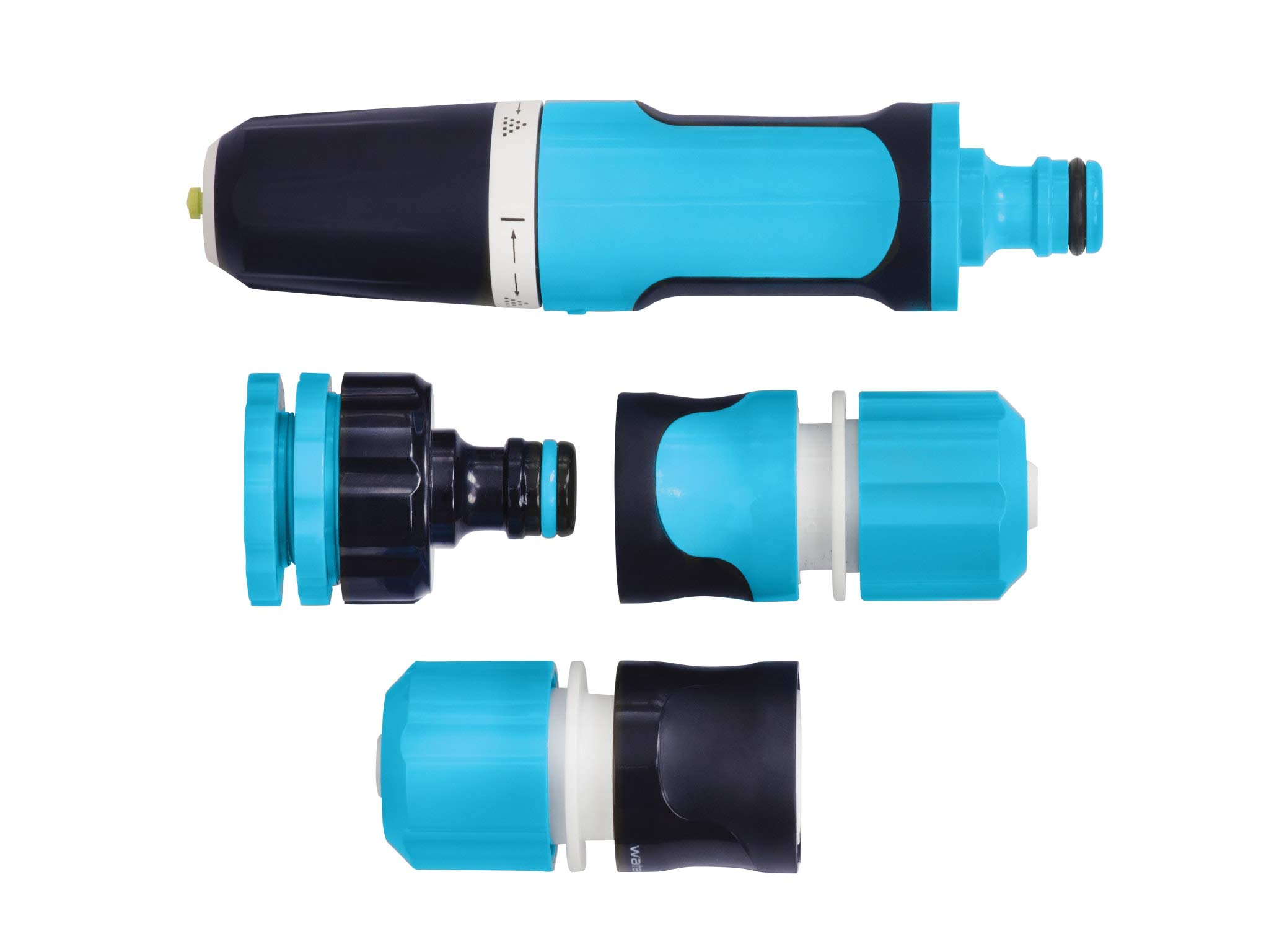 Flopro Universal Supergrip Hose Connector Starter Kit Nozzle Garden Anti-Leak