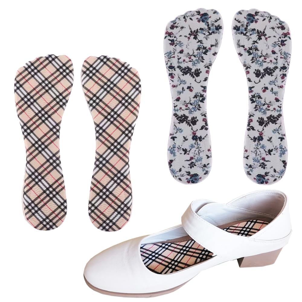 High Heel Cushion Inserts Women, ¾ Adhesive High Heel Relief Insoles Prevent Slipping, Silicone Invisible Cushioning Insoles, Arch Support Shoe