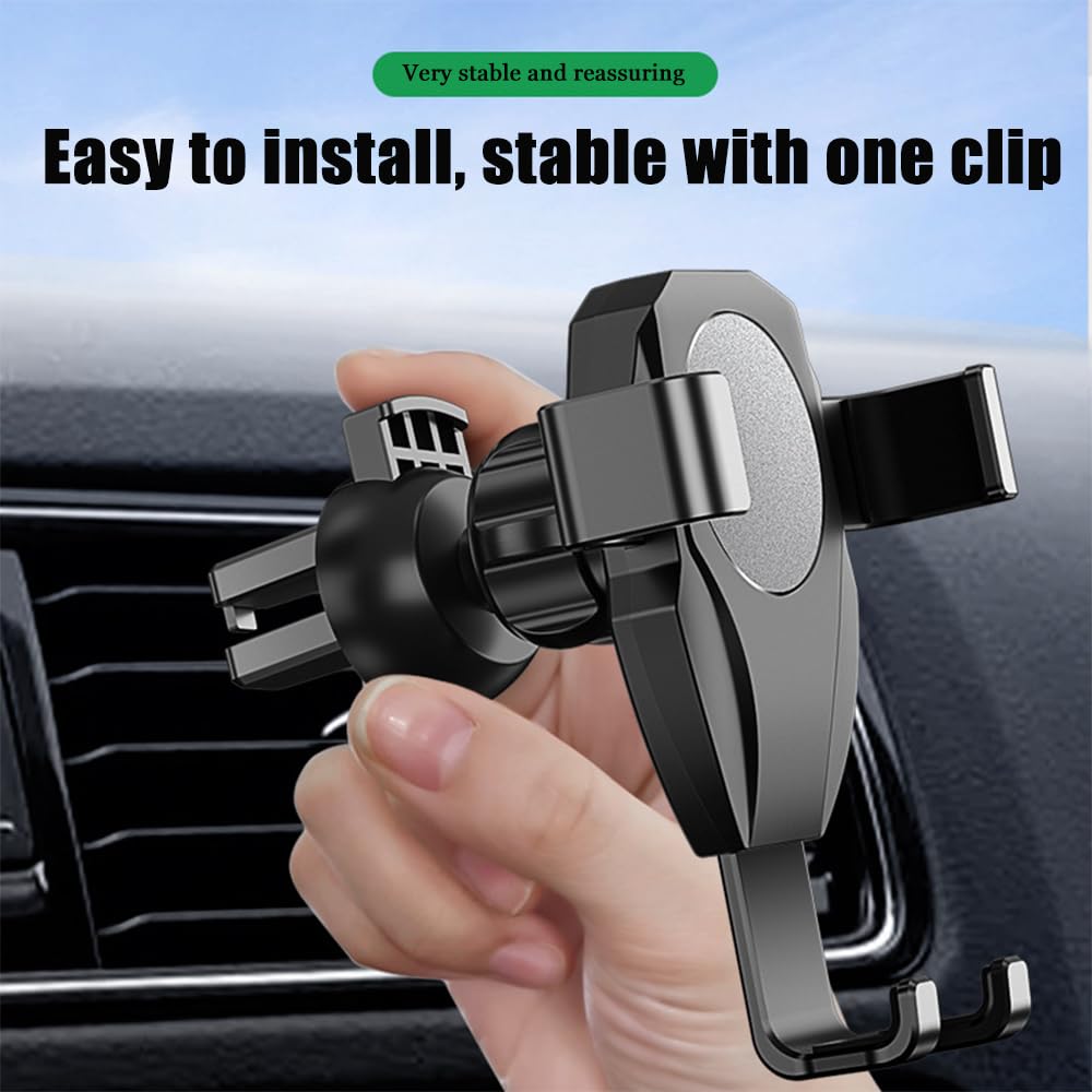 Autotelefoonhouder Voor Volvo XC60/XC40/S60/XC90 Magnetische Navigatiehouder Met 8 Magnetische Embleem Mobiele Telefoonhouders Accessoires,Black