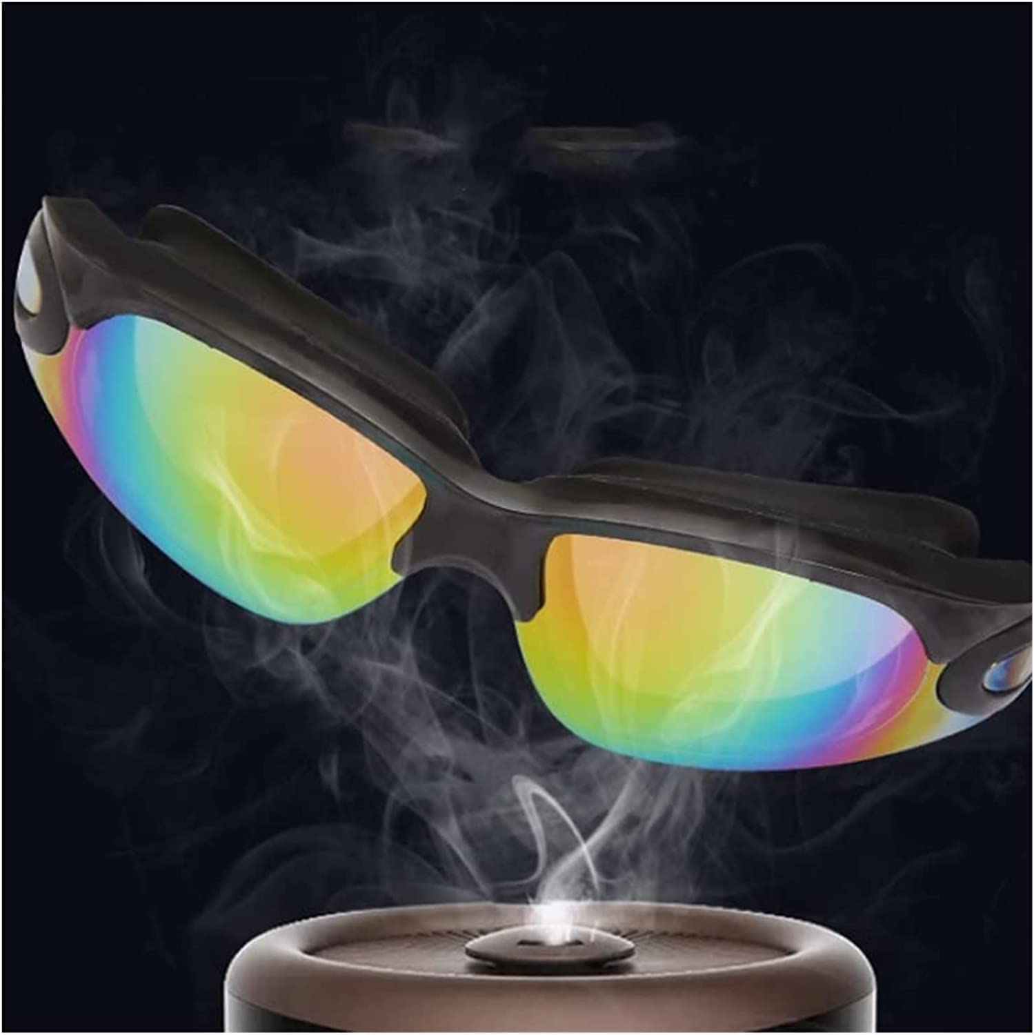 Adultos HD Gafas de natación Silicona Impermeable Nadar Protección UV Antivaho Gafas de natación Ajustables Unisex