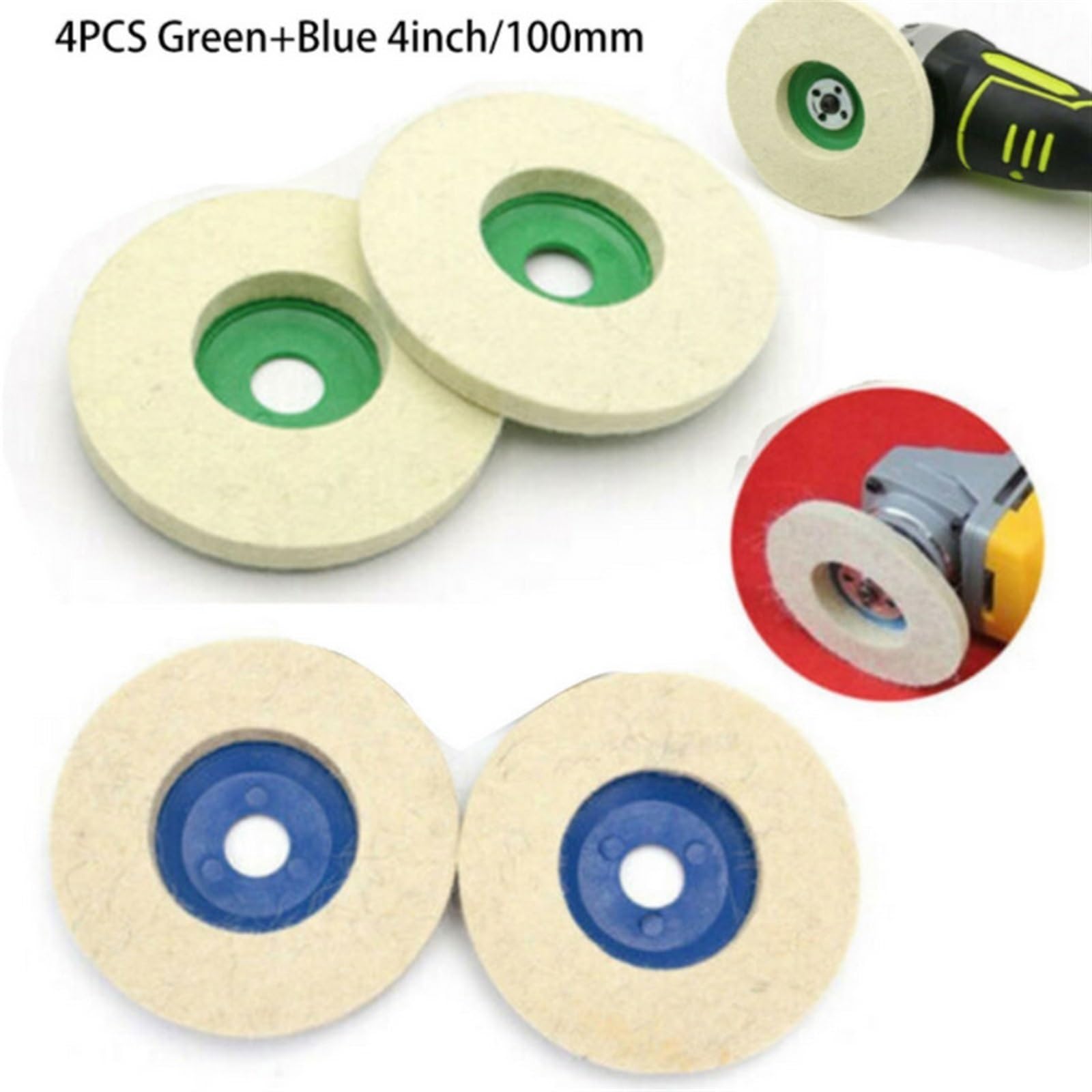 Tarcze Polerskie, Tarcze Listkowe Tarcze Polerskie Talerz Polerski Tarcza Szlifierska Akcesoria Do Szlifierek Kątowych Szlifierka Kątowa Feltowa Tarcza Polerska/1Pcs 150Mm