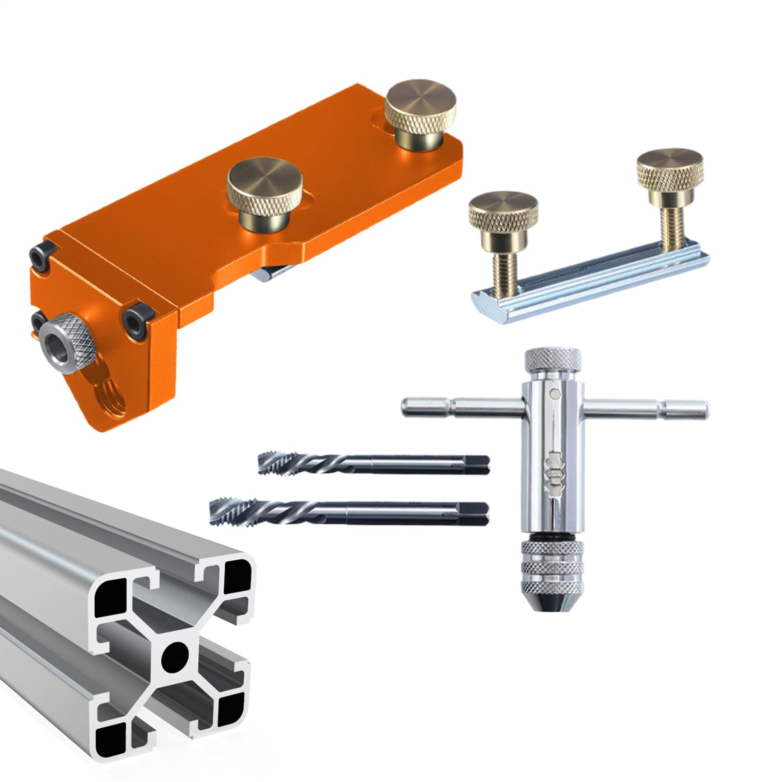 Guía Para Roscado De Perfil De Aluminio - Plantilla De Perforación,Posicionamiento Preciso Para Fabricación Instalación De Cable Y Mecanizado