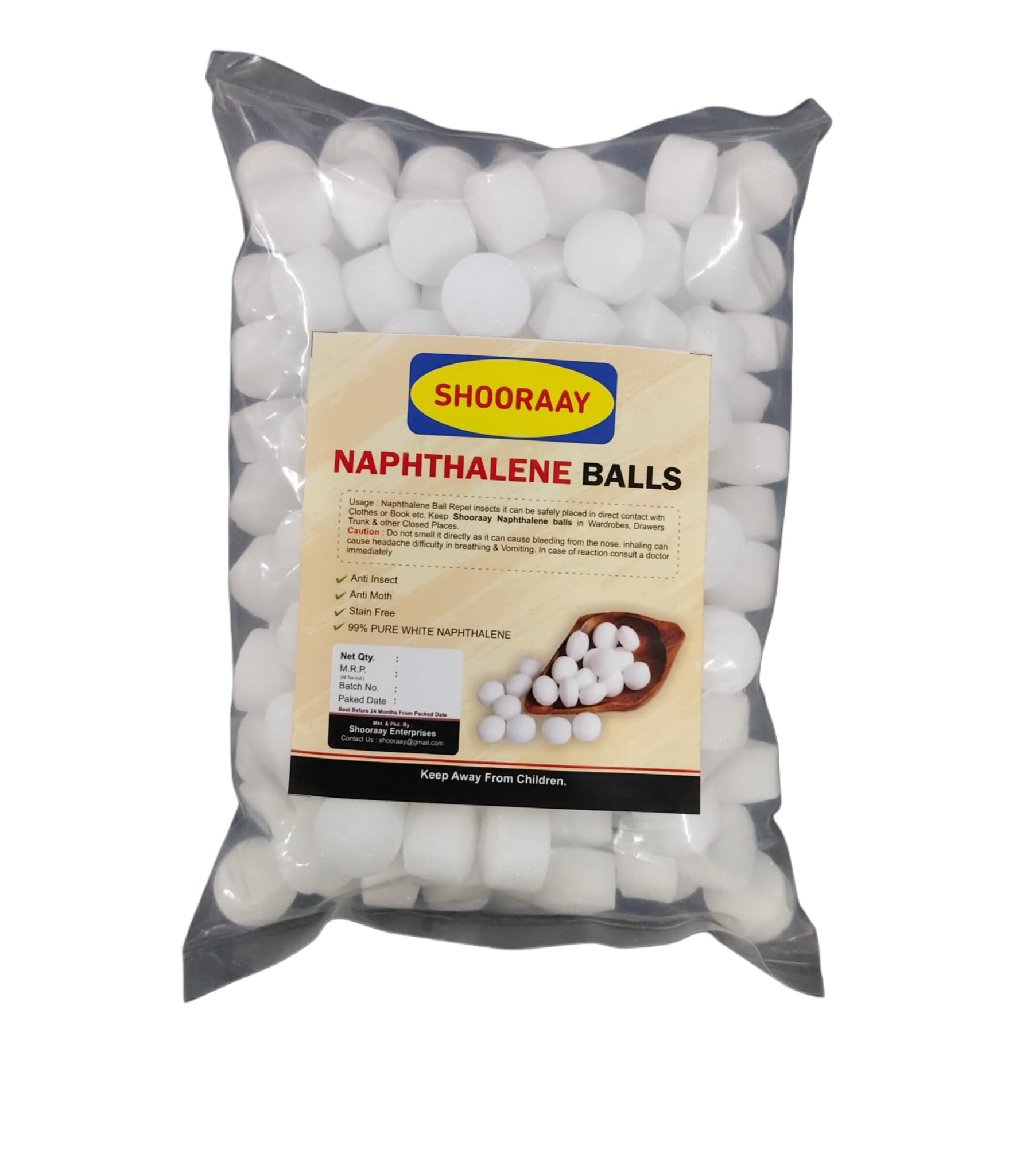 Naphthalene Balls White Kapoor Goli Stain-Free Anti-Insect, Repellant Mothballs Sanitary Cubes for Commercial Use Cloth Wardrobe (400 gm)-picture-21