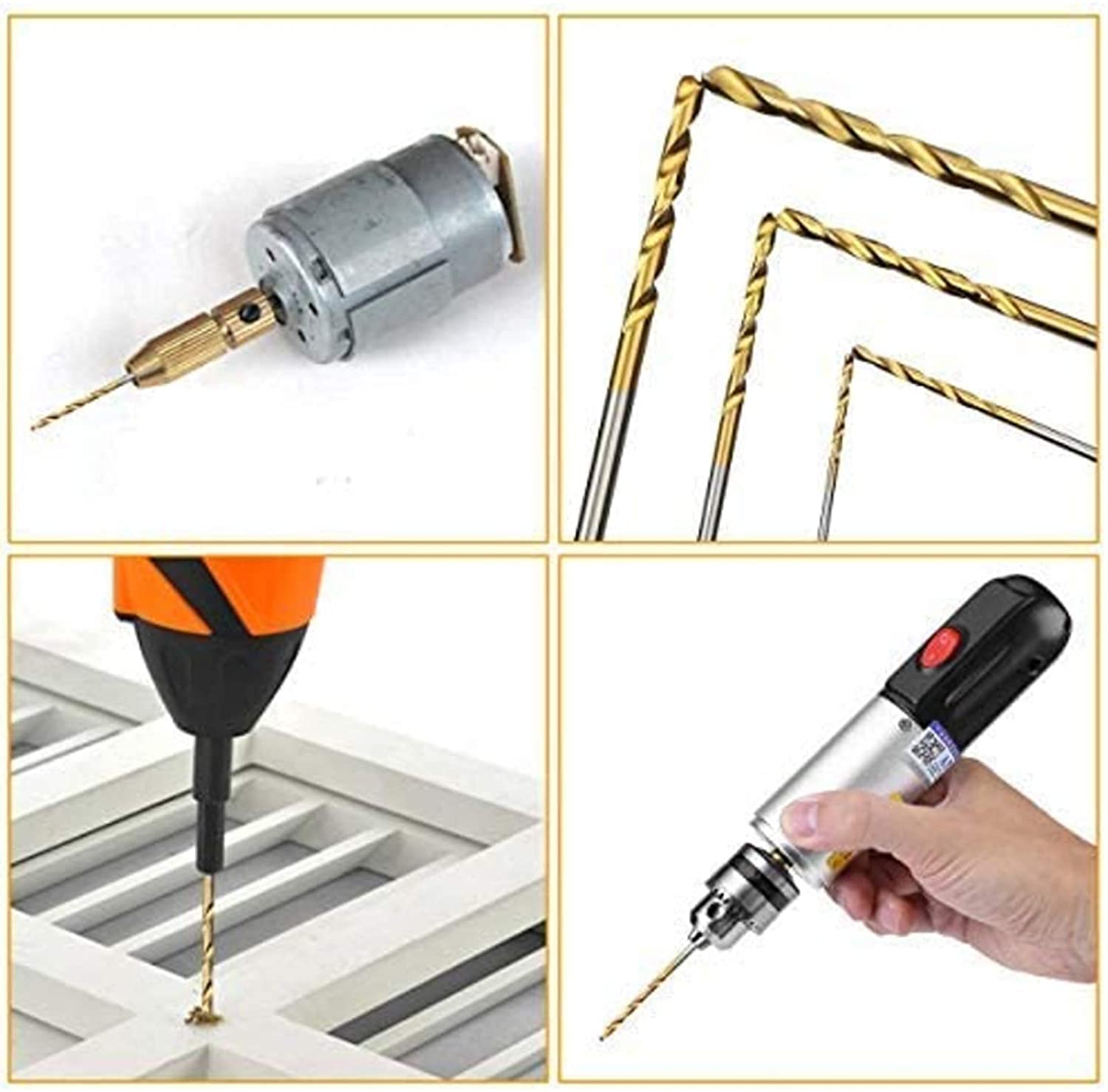WUXUN-Boor 99 stks/set Titanium Gecoat Boor Hoge
