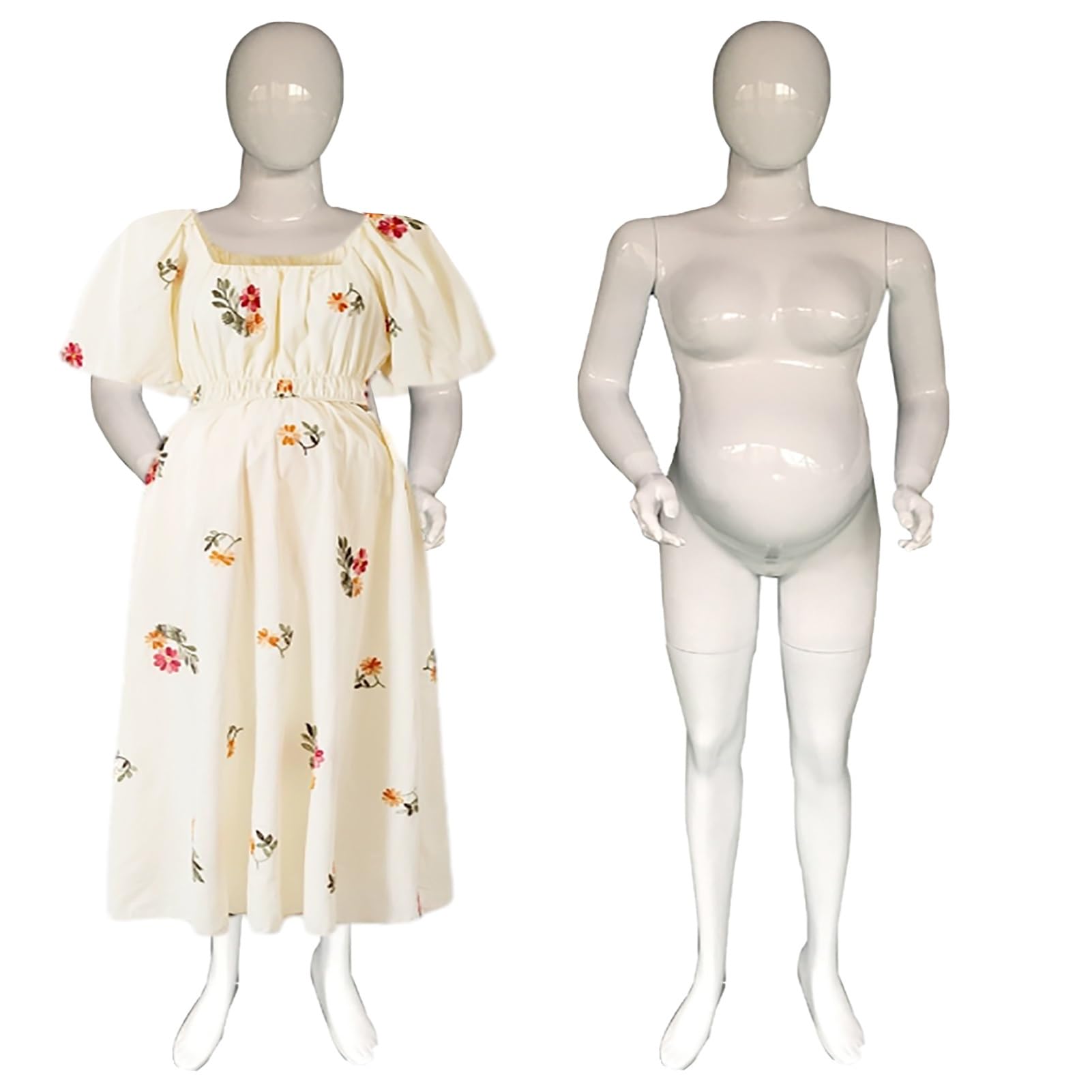 Pregnant Mannequin Dummy Torso Full Body Maternity Female Dress Mannequin Body Form Display Clothes Pregnant Props Model for