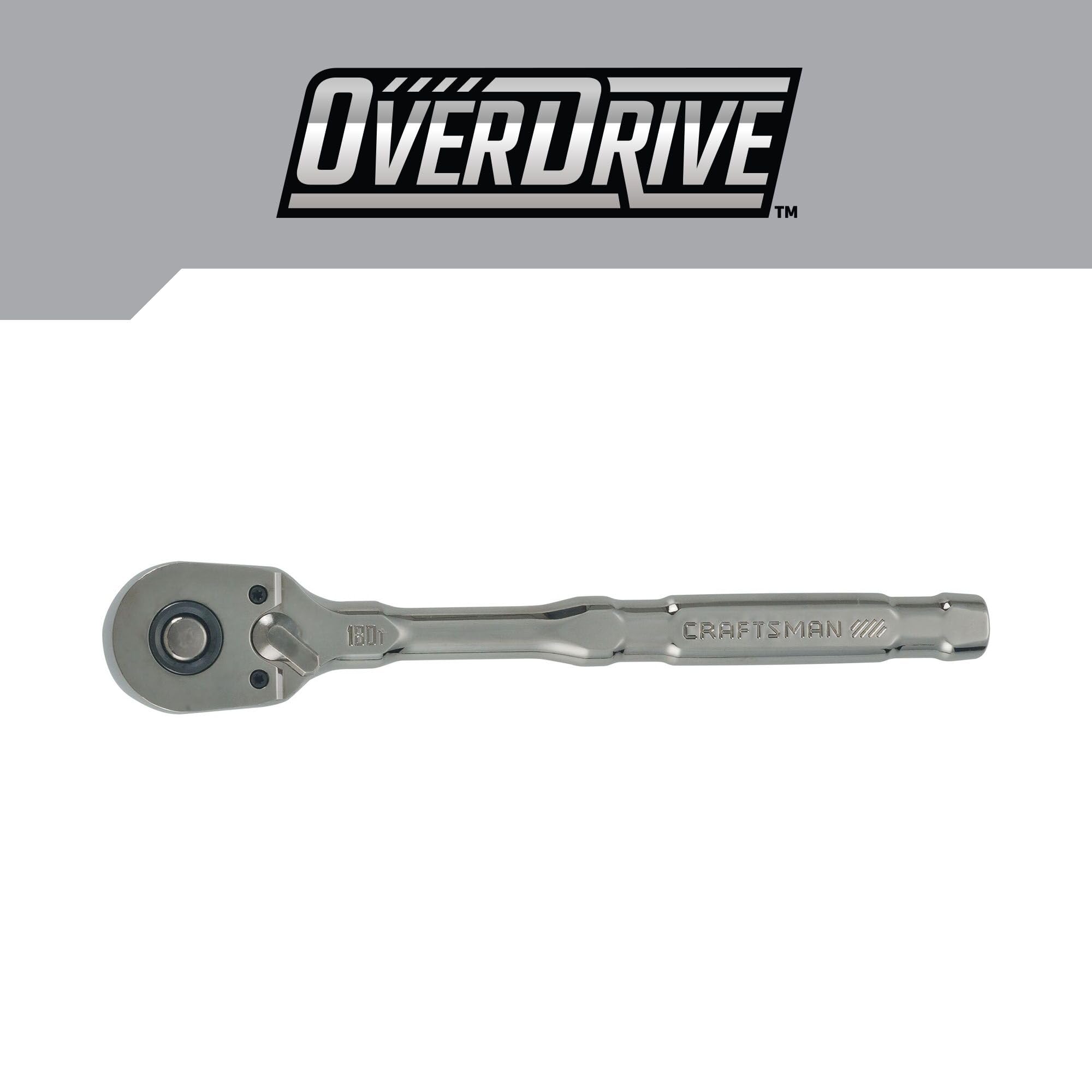 CRAFTSMAN OVERDRIVE Trinquete de cabeza de pera 180T 3/8 pulgadas CMMT82111