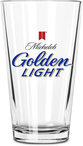 Michelob Ultra Vaso de cerveza, 16 oz, transparente