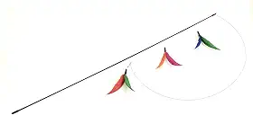 Pet Games Brinquedo Varinha Para Felinos Flying Cat Com 3 Iscas Penadas Para Gatos