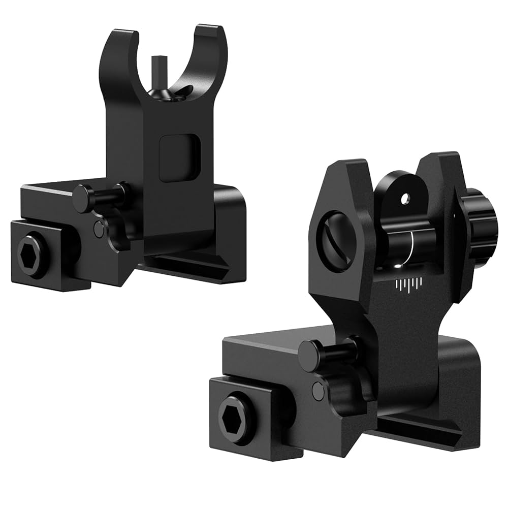 Amazon.co.jp: Flip Up Battle Sight Front and Rear Iron Sight