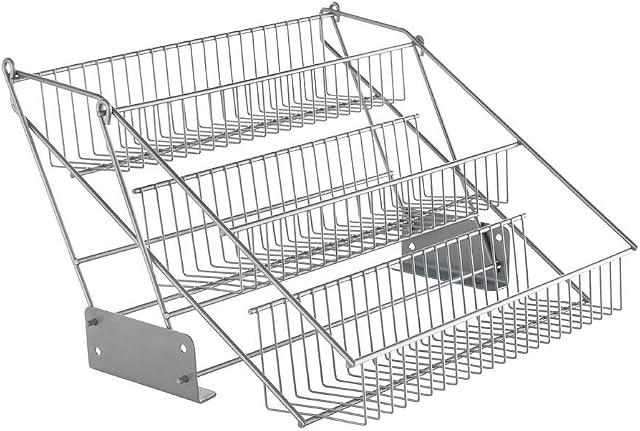 Metaltex Smart Kitchen Up & Down Polytherm Spice & Can Organiser, Metal, Silver, 33 x 28 x 21 cm