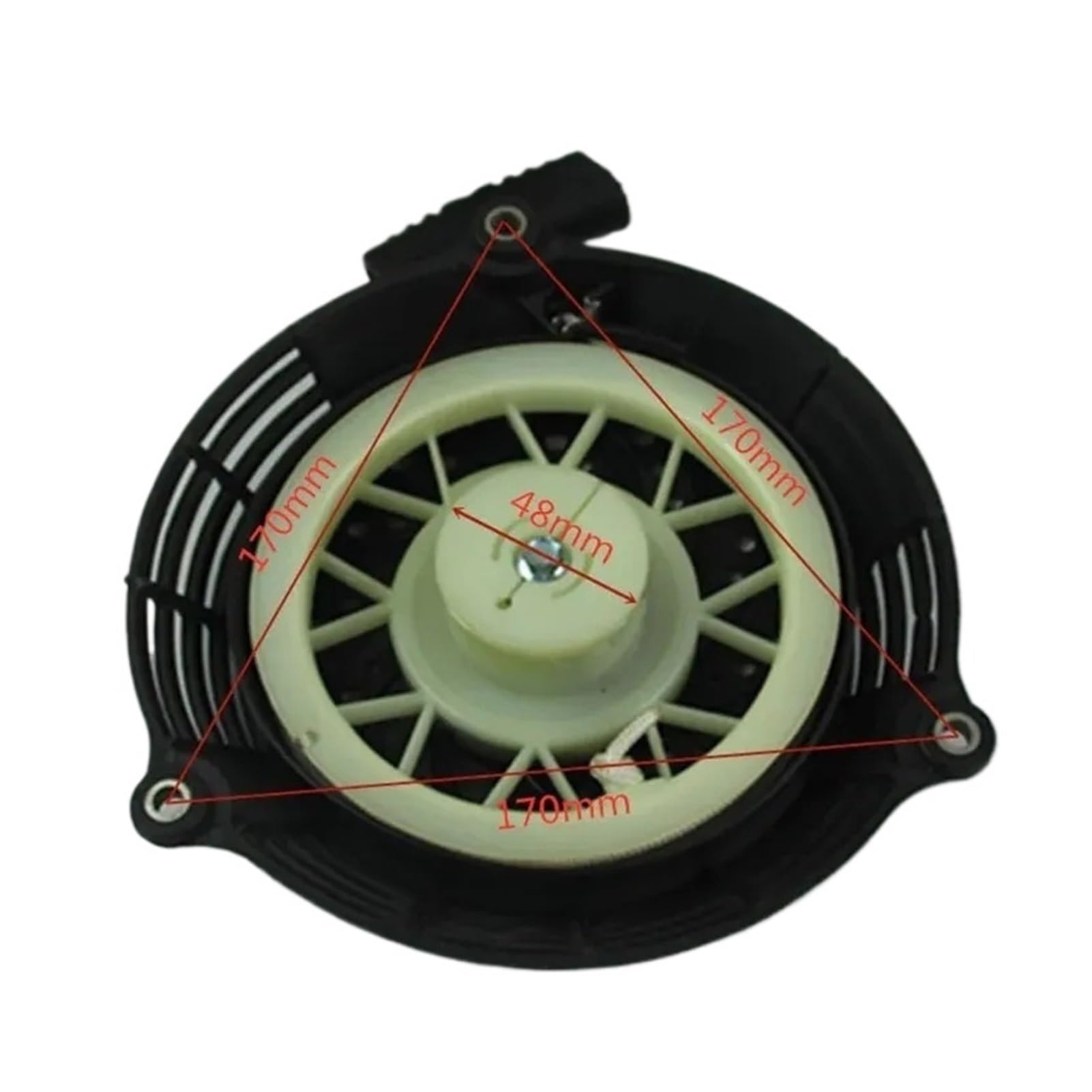 Arrancador de Retroceso Apto for Motor GXV160 1P61, cortacésped, desbrozadora, Arranque por Cuerda, Arranque de rebobinado