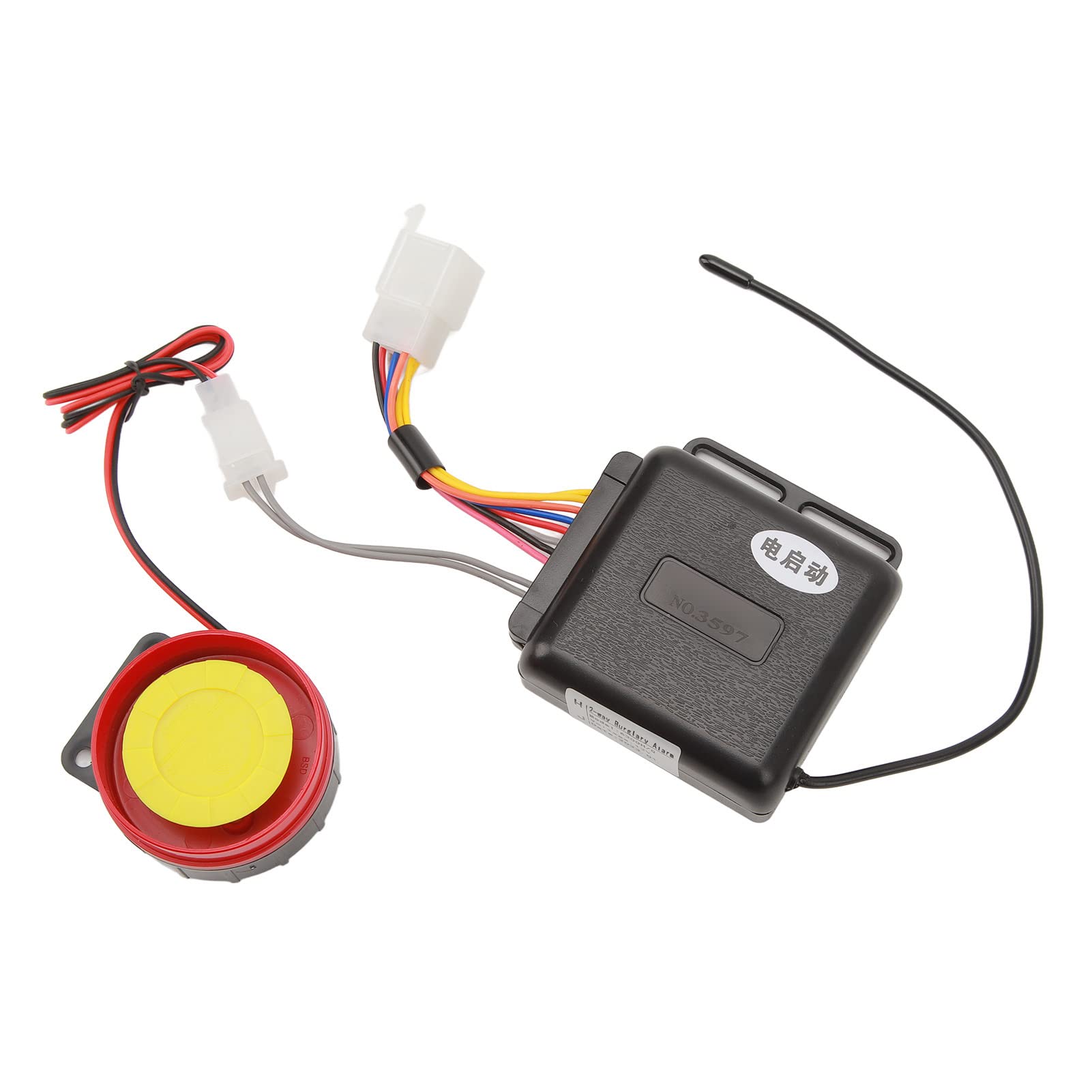 Alarma de Seguridad con Control Remoto, de Alarma Bidireccional de Alta Sensibilidad de 4 Botones para Motocicleta Fácil de Operar para Scooter