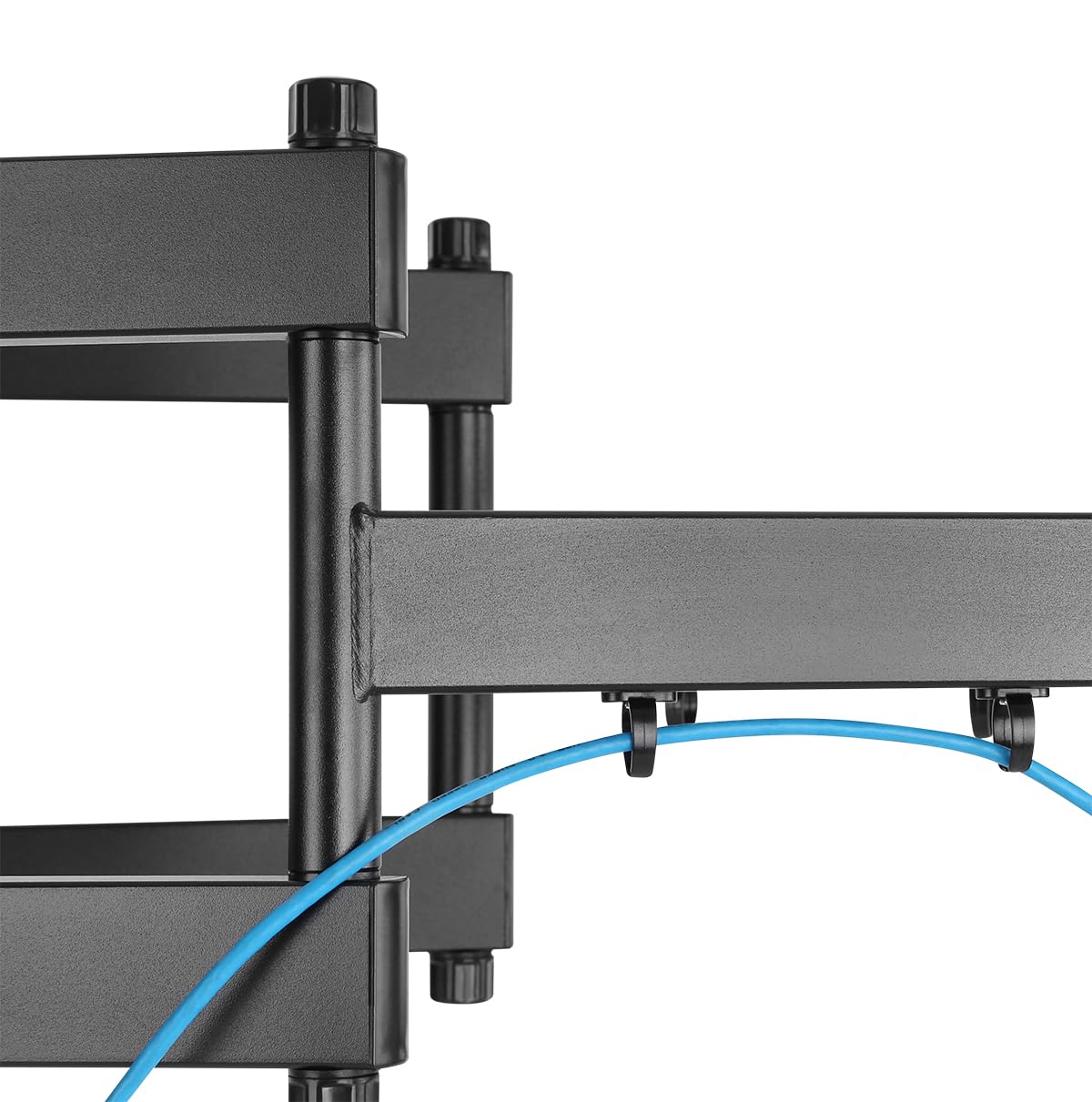 myWall HP24L - Supporto da parete per TV da 152,4 cm (60) - 254,0 cm (100), inclinabile e girevole, colore: Nero
