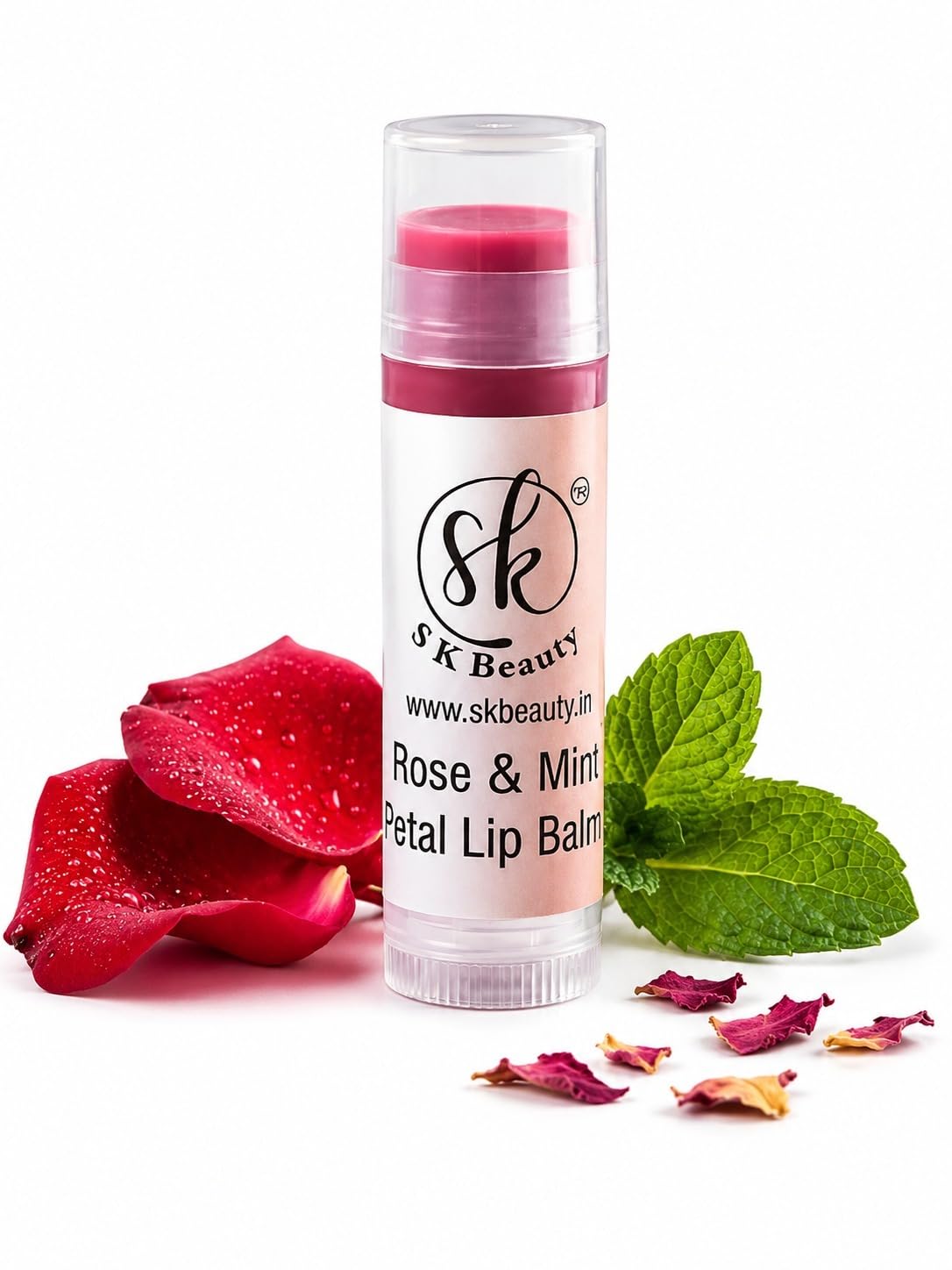 Rose & Mint Lip Balm | Hydrating Lip Moisturizer for Soft, Smooth & Nourished Lips | Daily Lip Care Balm-image-23