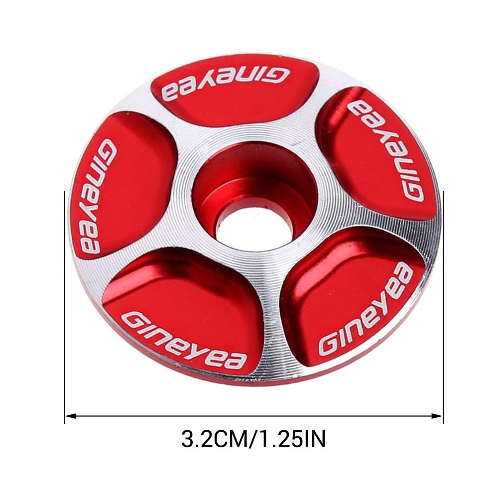 28,6 Mm Orange Fahrrad-Headset-Oberkappe Aus Aluminium – Für MTB & Rennrad, Inkl. Vorbauschraube