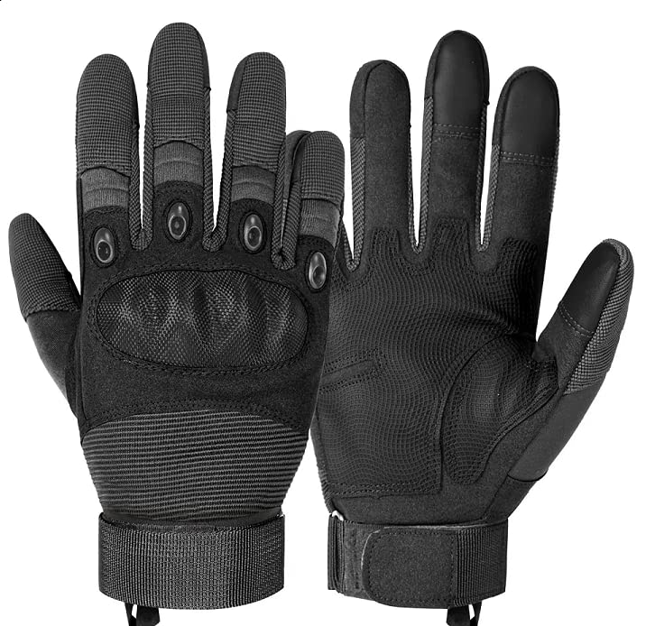 RATASKHeavy Duty Hard Knuckle Gloves, suitable for Paintballing, Airsoft, Hiking, Camping, Outdoor activities, Gardening, climbing, work gloves,