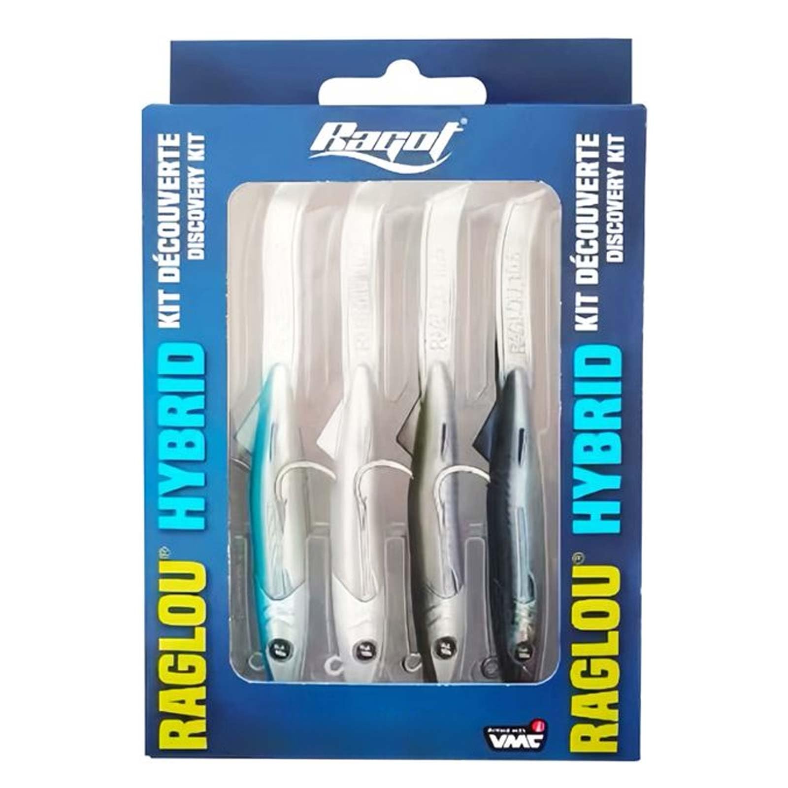 RAGOT Leurre Souple Raglou Hybrid Discovery Kit - 10,5 cm - 14,5 g - Pb-Pw-Ayug-Lc - RG3921442