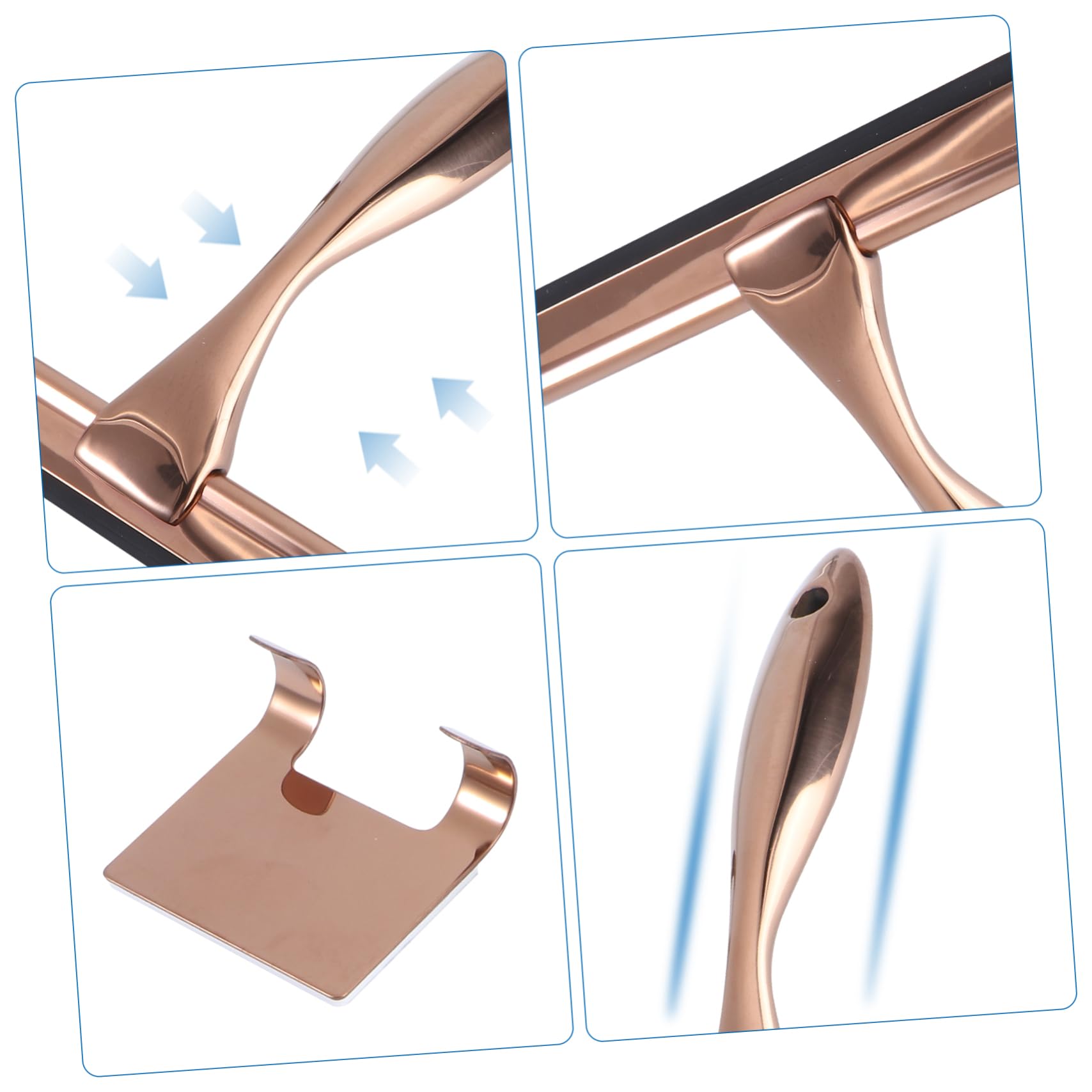 Mobestech Hose clean floor scraper window scraper scraper porcelain tile cleaner car Multifunction silicone squeegee window handheld outdoor glass cleaning artifact metal cleaner Metal - Image 2