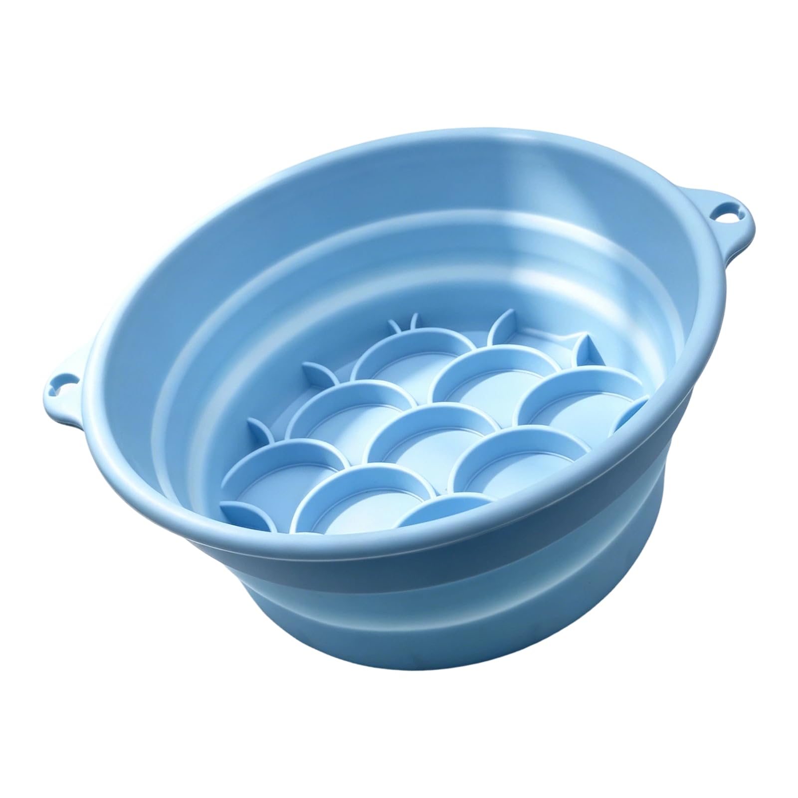 Elnwnnkc Space Saving Silicone Ice Tray Foldable Basin for Small Apartments Dorms and Travel Space Saving Ice Pan