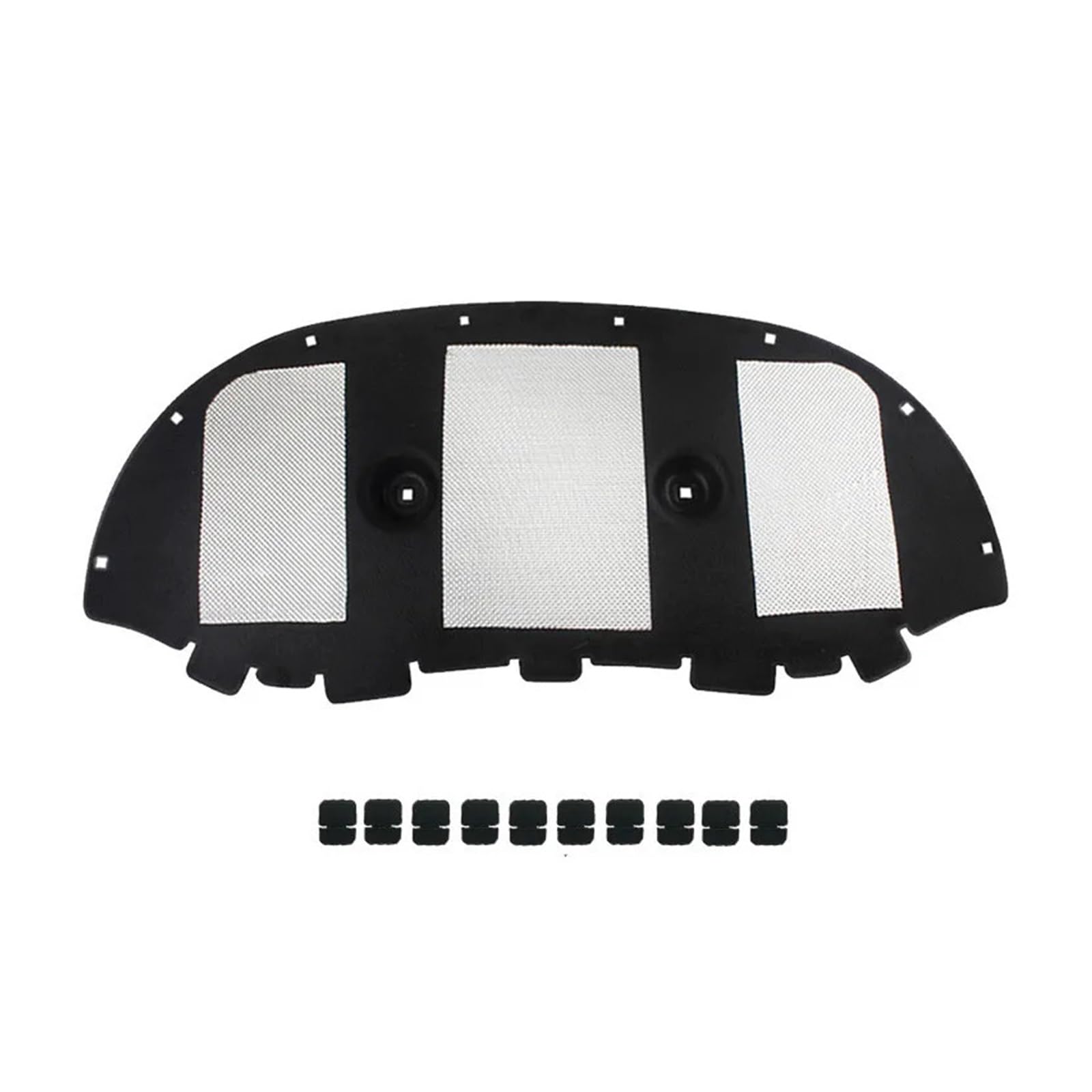 Compatible for Skoda Kodiaq 2017- 2022 Front Engine Hood Insulation Cotton Pad Soundproof Heat Insulation Mat Cover Auto Accessories(Tri Aluminum foil)