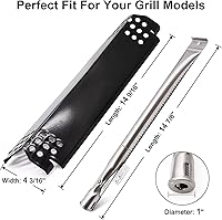 Vista 2 de Criditpid Grill Replacement Parts for Nexgrill 720-0925S, 720-0864, 720-0864M Models. Grill Heat Plates, Burner Tubes and Grill Ignitors for BBQ PRO