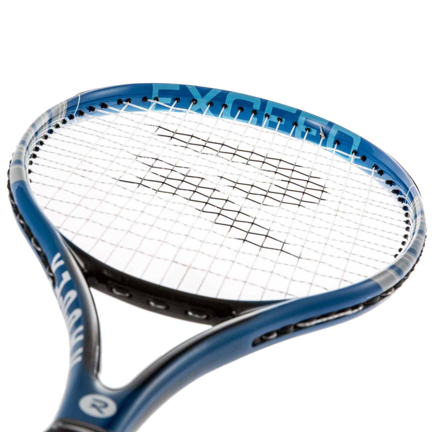 Raquex Raqueta de tenis Exceed Raqueta de tenis de fibra de carbono con funda de longitud completabolsa Raqueta de tenis para adultos intermedia a principiante para hombres y mujeres Regalo