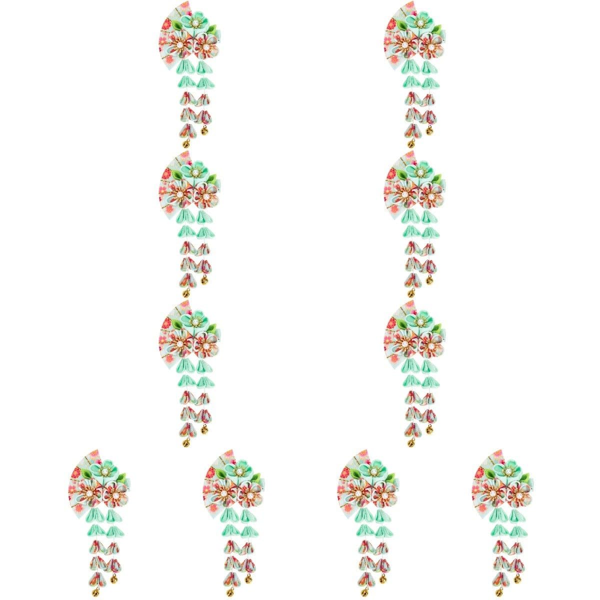 FRCOLOR 10St Quaste Glocke Haarschmuck hochzeitshaar schmuck wedding hair accessories Kopfschmuck mit Quasten Haarspange im japanischen Stil Kopfbedeckung im japanischen Stil Legierung