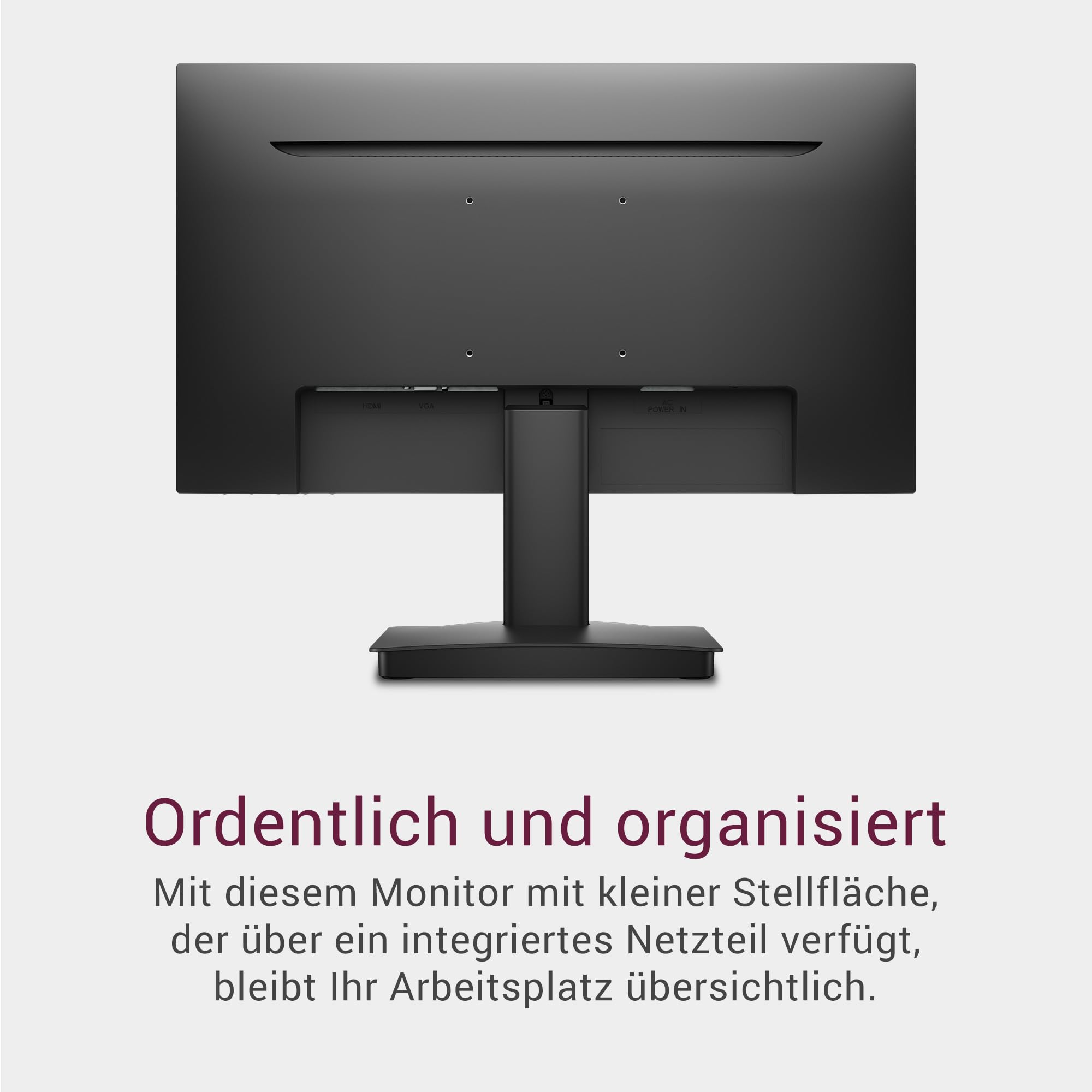 Dell 22 Monitor - SE2225HM, Full HD (1920x1080), 100Hz, VA, 5ms, VESA (100x100mm), HDMI, VGA, 3 Jahre Garantie, Schwarz