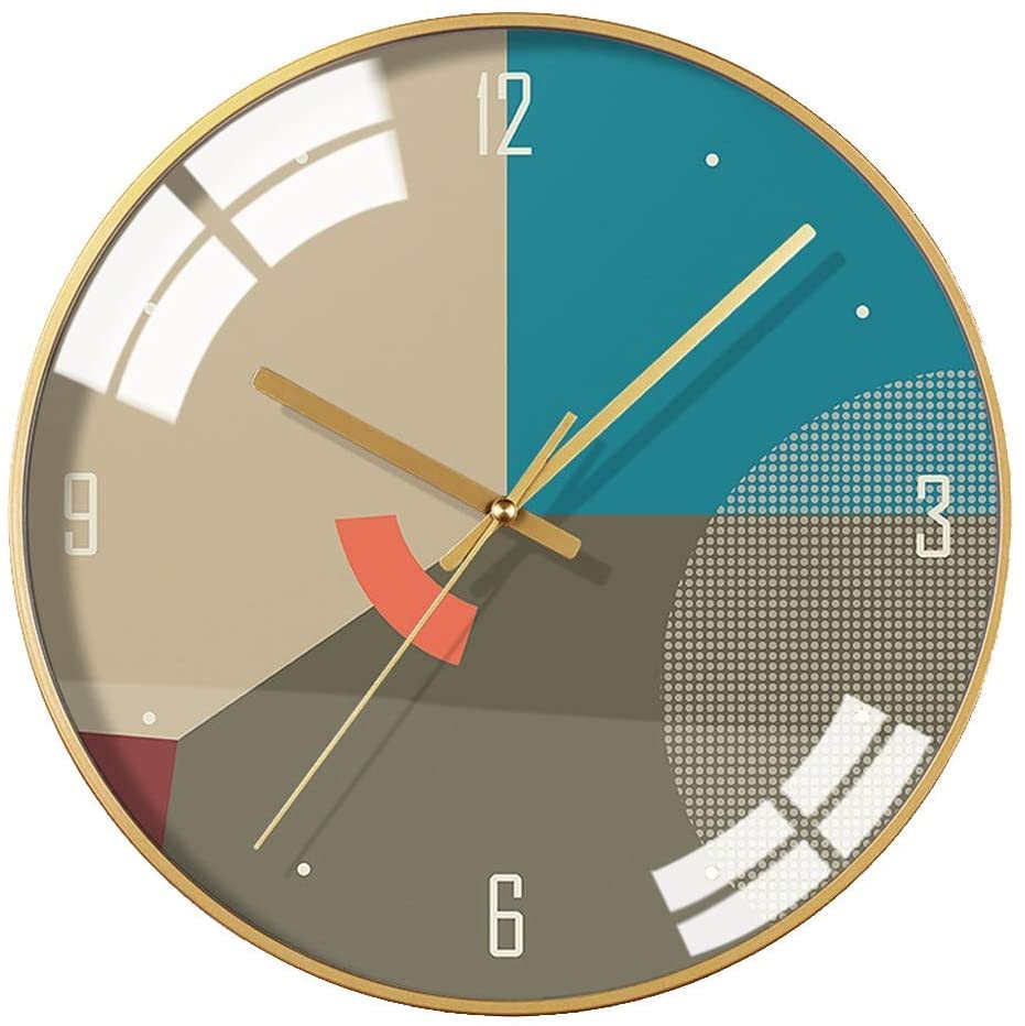 Horloge murale boutique de cadeaux élégante pour habiller un mur vide sans surcharger