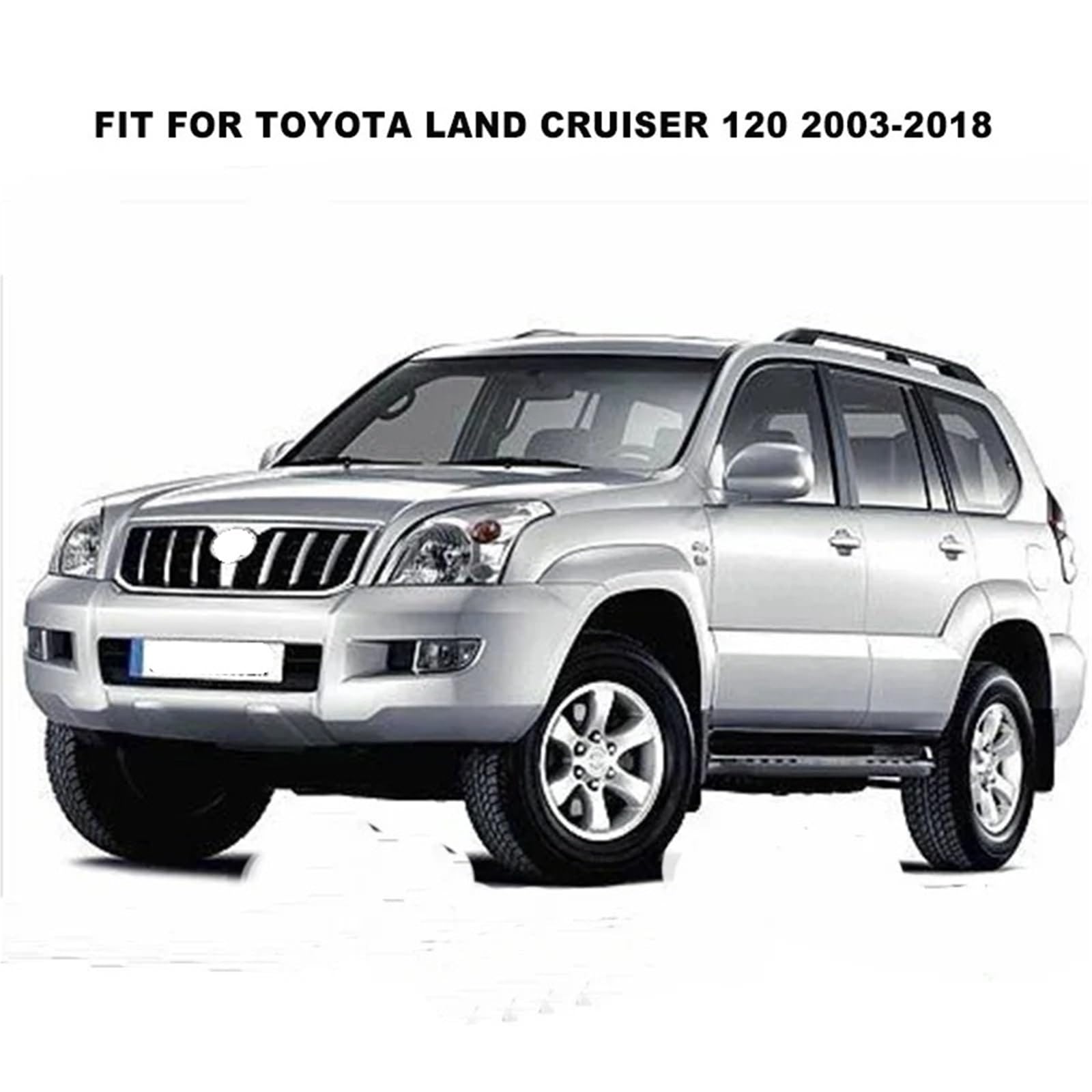 Car Wind Deflector Pasuje do Toyoty Prado 120 2003-2021 Land Cruiser FJ120 Osłona przeciwsłoneczna, przeciwdeszczowa, wtryskiwacze, osłona szyby, osłona przeciwwietrzna