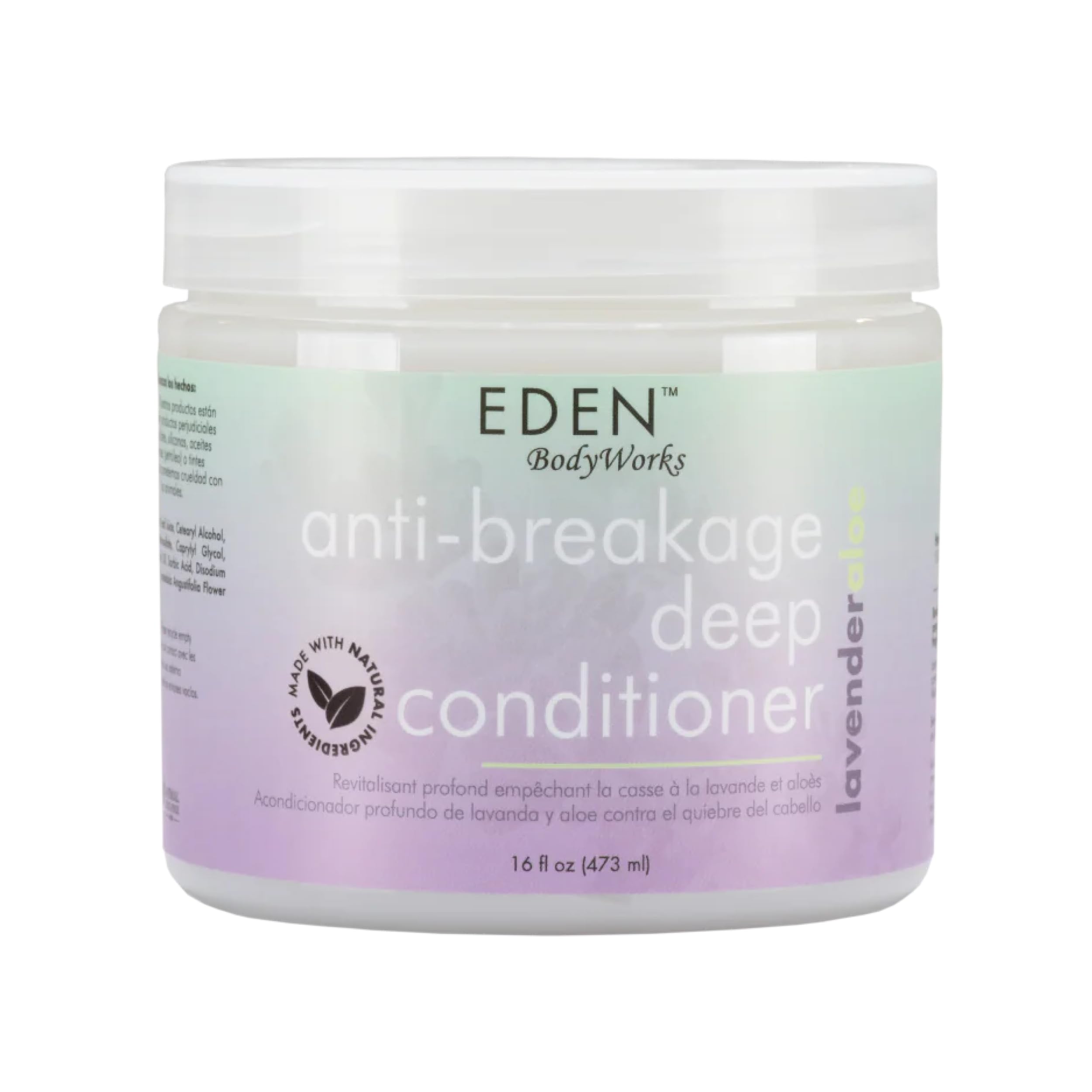 Lavender Aloe Anti-Breakage Deep Conditioner (16 oz) - Hair Treatment to Strengthen & Enhance Hair Elasticity
