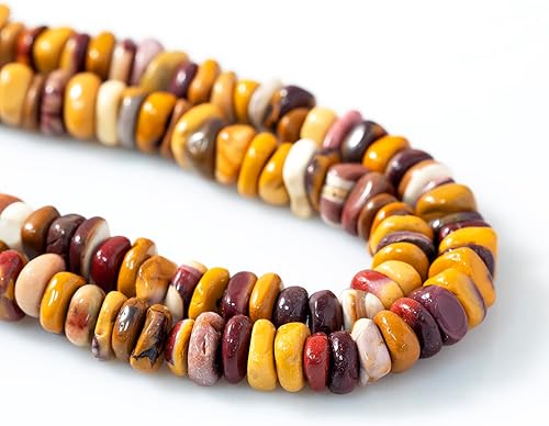 Miniatura 7 de 100 cuentas de piedra natural para hacer joyas de 0.5 pulgadas, cuentas de cristal sueltas redondas irregulares perforadas para pulseras, collares,