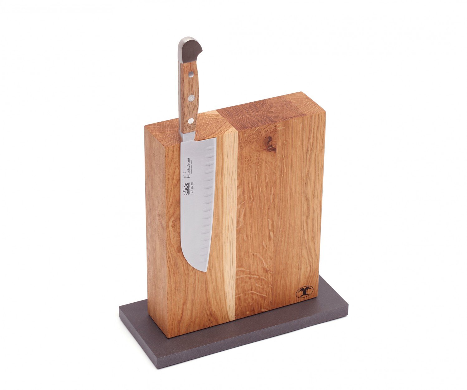 Blockwerk Magnetblock für 8 Messer, Eiche, anthrazit