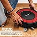SereneLife Automatic Programmable Robot Vacuum Cleaner - Dust Filter Pet Hair and Allergies Friendly - Auto Home Clean Carpet Hardwood Floor with Self Activation and Charge Dock