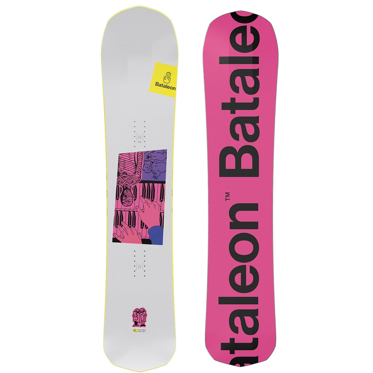 Bataleon Party Wave メンズ スノーボード 148cm Amazon | Bataleon バタレオン スノーボード 板 Party Wave 24-25