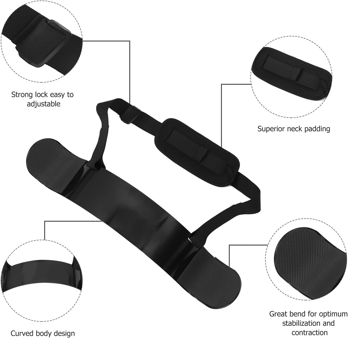 Zerodeko Heavy Duty Bicep Curl Builder Training Board for Bodybuilding