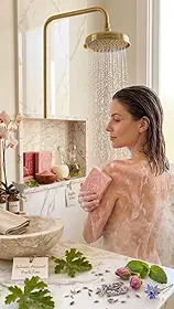 Sabonete de Argila Rosa, com extrato de Leite de cabra, para pele sensível, delicada e com predisposição a alergias e rosáceas, além de sinais de ressecamento. 100 Gramas