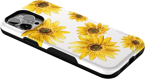 Miniatura 7 de Casely Funda para iPhone 13 Pro Max compatible con MagSafe  Funda de girasoles amarillo brillante  Compatible solo con iPhone 13 Pro Max