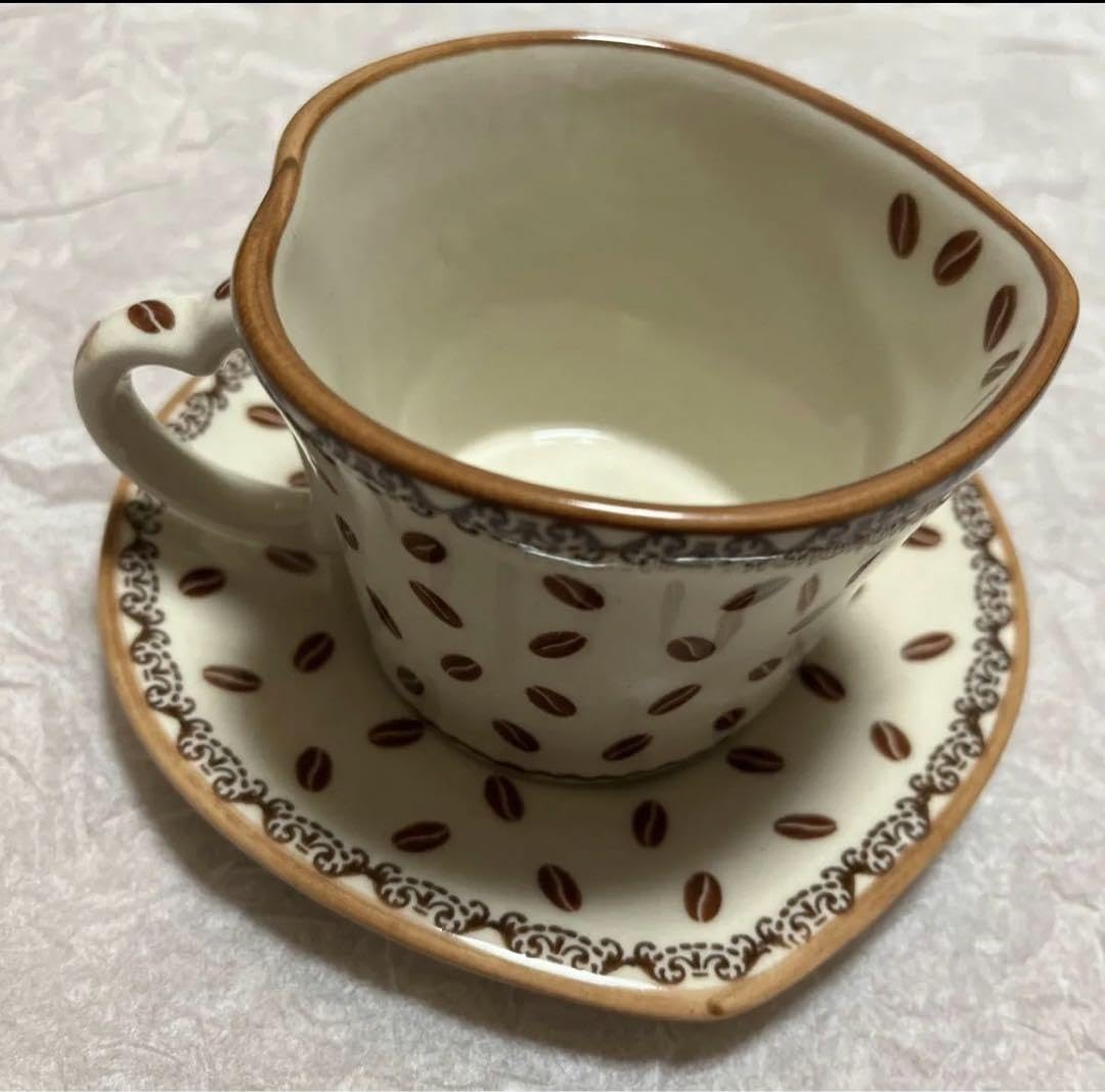 Amazon.co.jp: ポーリッシュポタリー ガリア ハート型カップソーサー